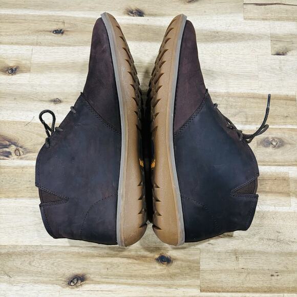 Timberland Earthkeepers 5949R Front Travel Brown Leather Chukka Mens Boots Sz 11